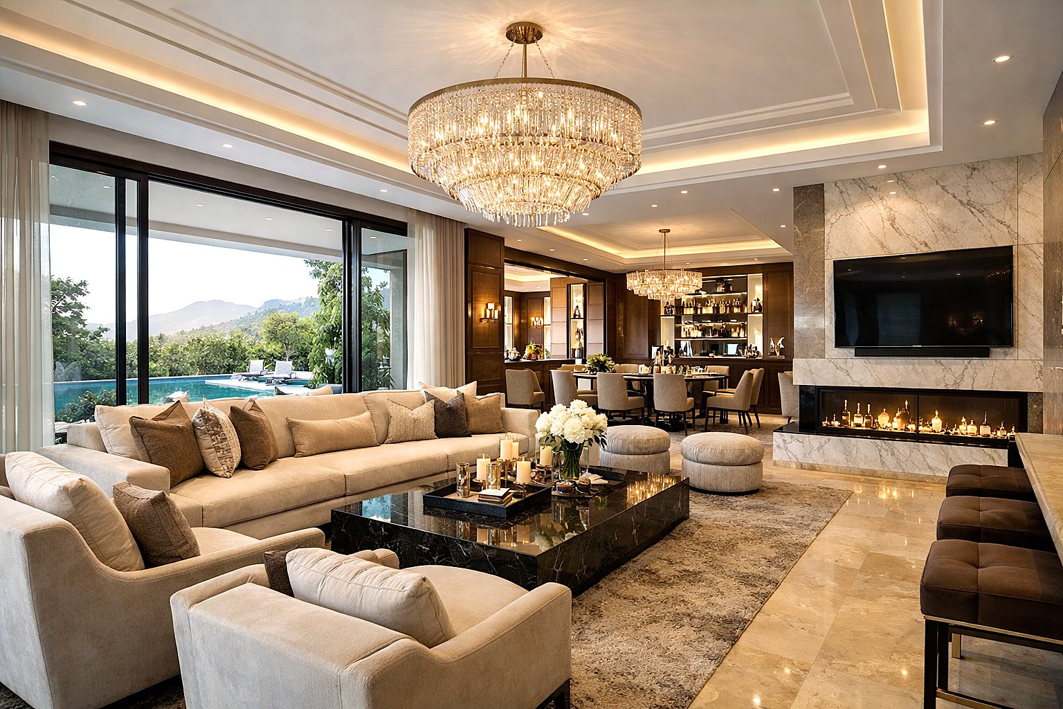 First luxury villa photo before video