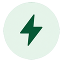 Fast & Easy feature icon for real estate video marketing