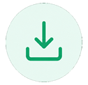 Download and share property video icon